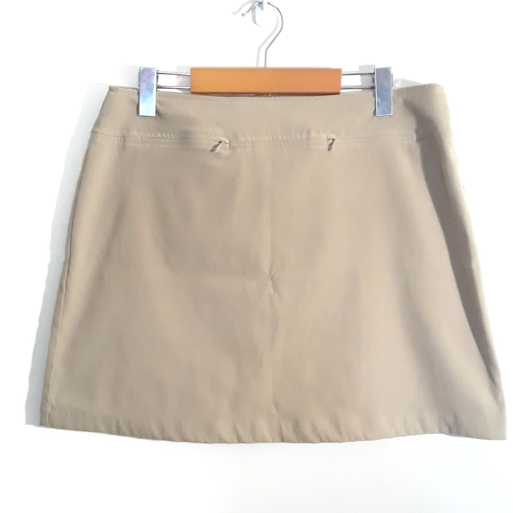 Beige Mini Skirt Ladies Size 13 Academia